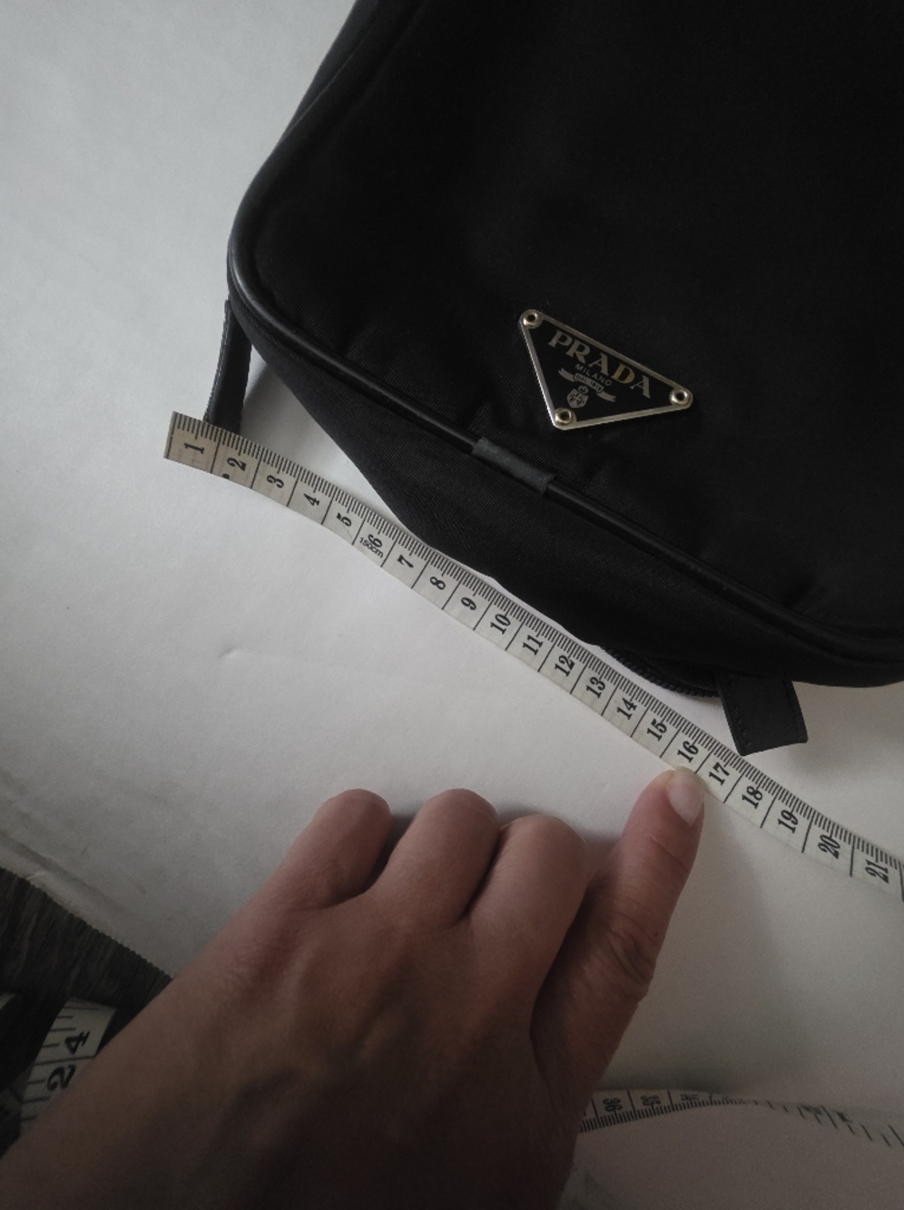 Prada Black Nylon Crossbody Bag, Used Excellent Condition. - Picture 12 of 13